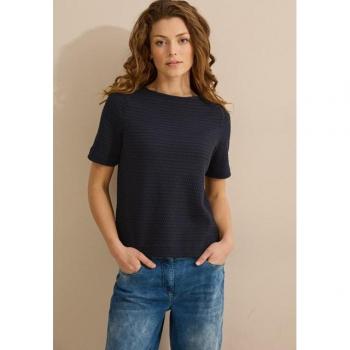 T-shirt Bleu Structuré Femme XXL
