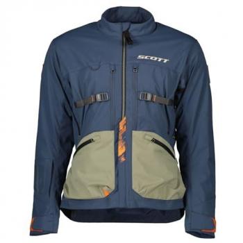 Giacca Moto Tessile Scott Superlight Verde Blu Marrone L