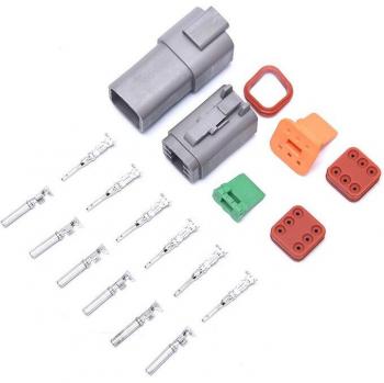 Juego de conectores DT06-2S/DT04-2P, 6P, 8P para automóviles