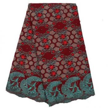 Swiss Voile Lace with Nigerian Embroidery