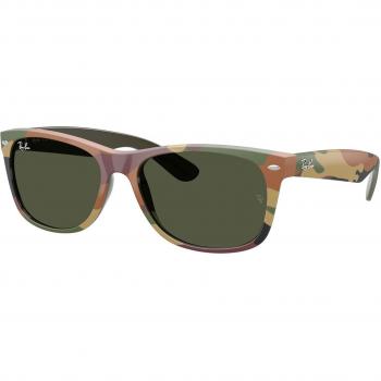 RB2132 New Wayfarer Nylon Green Square Sunglasses (Unisex)