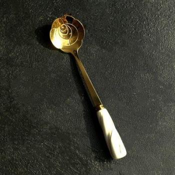 Rose Design Wax Seal Spoon