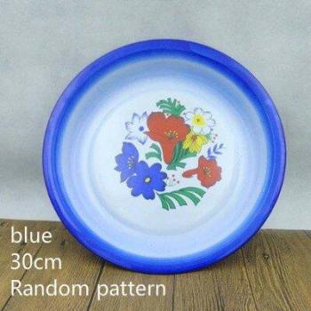 Chinese style enamel plate