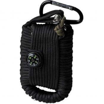 Paracord Survival Kit groß schwarz