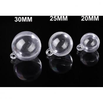 Christmas Clear Bauble Ornament Set