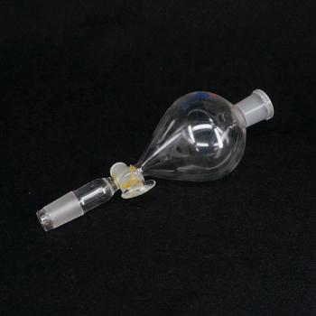 19/26 Ground Joint Ball Shaped Lab Separatory Funnel with Glass Stopcock