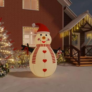 Pupazzo di Neve Gonfiabile con Luci LED 250 cm