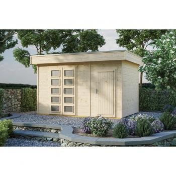Cassettiera con Struttura in Legno e Maniglie in Alluminio