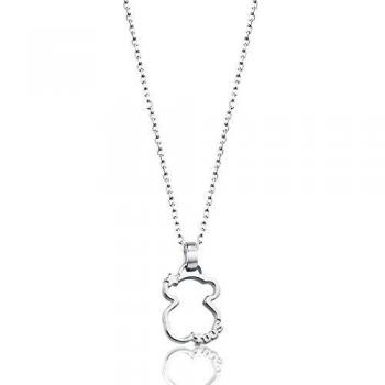 Collar TOUS Silueta de oso en plata