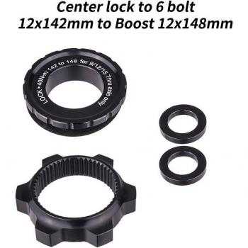 ZTTO Center Lock Disc Hub Adapter – 15x100 to 15x110/12x142/12x148