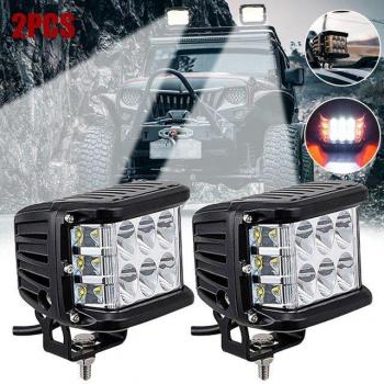 2pcs 90W Side Shooter LED Fog Light for SUVs and Trucks