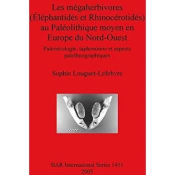 Les Megaherbivores (elephantides Et Rhinocerotides) Au Paleolithique Moyen En Europe Du Nord-Oeust,  BAR International Series