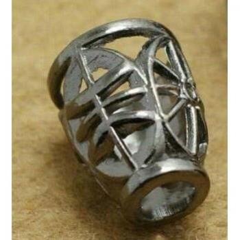 60pcs Metal Zinc Alloy Bell Stoppers Cord Ends Lock Antique Finish