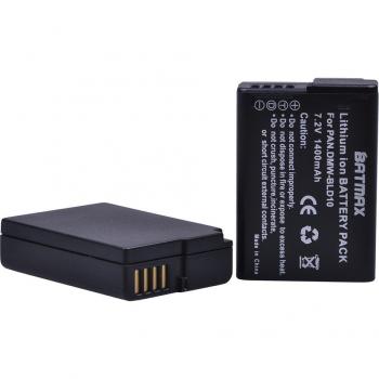 Panasonic DMC GF2 GK, G3 & GX1 1400 mAh Batterien – DMW BLD10E (2 Stück)