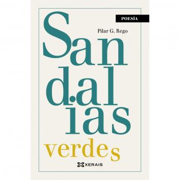 Sandalias verdes, zapatos azuis e cans negros