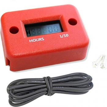 Battery-Powered Hour Meter for Motorcycles
