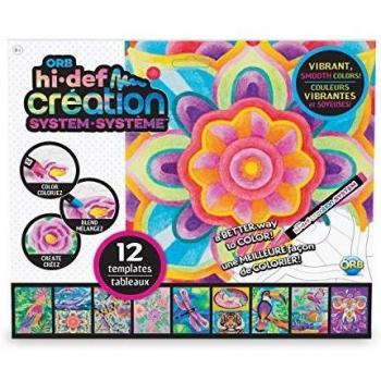 Boti 36126 Hi Def KreateSet: 12 bunte Malvorlagen auf hochwertigem Spezialpapier