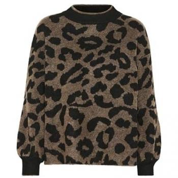 Strickpullover „Wilma“ Kaffee – Brauntone XL