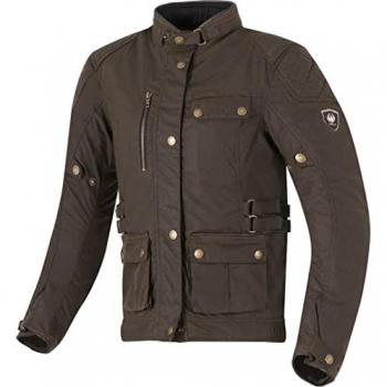Merlin Harriet Veste en cire pour femmes Vert XL