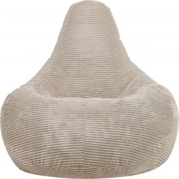 Puf de Pana Beige Icon Reclinable 84x84cm