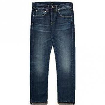 Edwin Jeans ED‑55 Slim Tapered 63 Rainbow Selvedge Denim – L32 Hikaru Wash