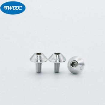 TWOOC Hex Head Water Bottle Holder Screws M5*10mm (Set of 2)