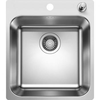 Blanco Edelstahlspüle SUPRA 400-IF/A R12, eckig, 50/44 cm