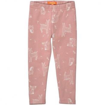 Leggings Staccato Rosso Antico/Blanco