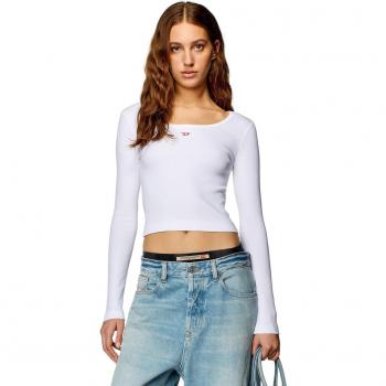 Camiseta de manga larga Diesel para mujer con logo