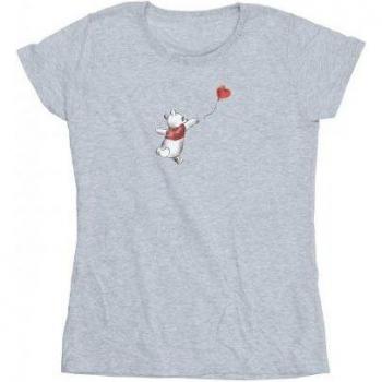 Disney dames Winnie de Poeh ballon T-shirt wit