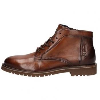 Botas Bugatti de cordones en color marrón oscuro