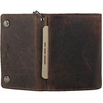 Greenland Nature RFID‑Wallet mit Sicherheitskette