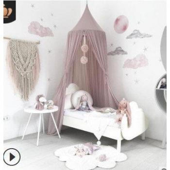 Lace Curtain Bed Canopy for Babies