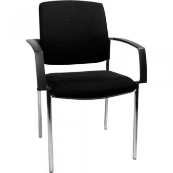 Chaise d'attente SSI PROLINE Visit P1, noire