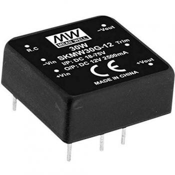 Mod. SKMW30F‑15 DC/DC 30 W, 2000 mA output