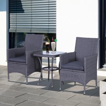 Comfortable Rattan Furniture Patio Bistro Set