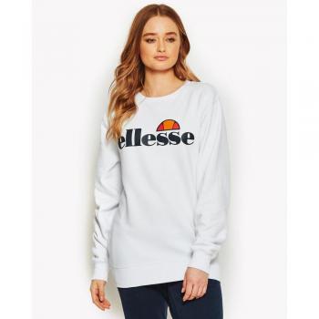 Sweatshirt blanca para mujer, colección Agata de Ellesse