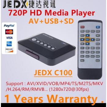 Lecteur JEDX C100 – Port USB, SDHC, MMC et HDD