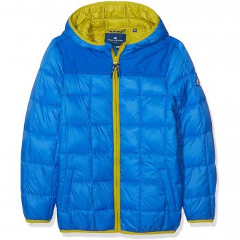 TOM TAILOR Kinder Jungen Jacke Ultra Light Fabric Mix, Blau