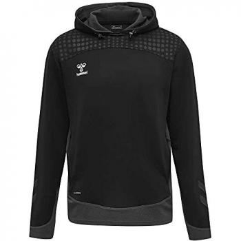 Hummel hmllead poly Kinder-Hoodie Noir Unisex 16 Jahre