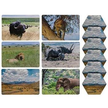 Animal Kingdom Cork Placemat & Coaster Bundle