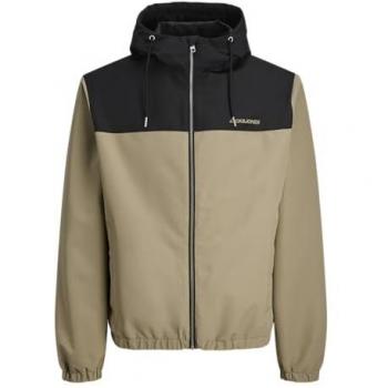 Jack & Jones Giacca Leggera con Cappuccio Coriandolo/Nero 2XL