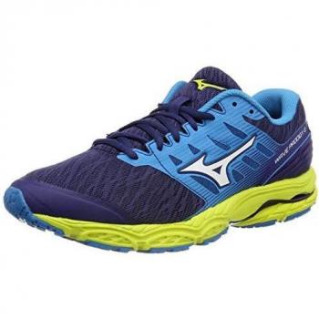 Mizuno Herren Wave PRODIGY Laufschuhe, Mehrfarbig (Bluedep/WHI/Bluejewel), 46 EU