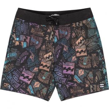 Billabong Sundays OG Kinder Badehose schwarz/lila/orange