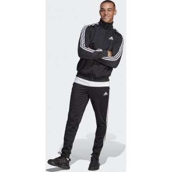Adidas 3 Stripe Sports Tracksuit Men's Black