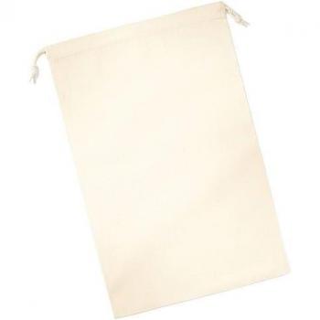 Westford Mill Tasche mit Zugband und Bio-Baumwolle