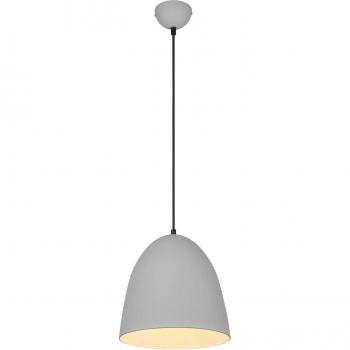 Plafonnier Tilda, à une lampe, gris, Ø 25 cm