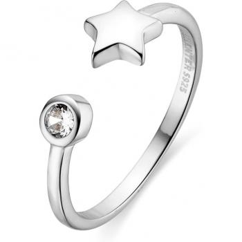 Anillo Luxenter acabado en Rodio y circonita brillante