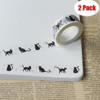Self-Adhesive Cat Washi Tape