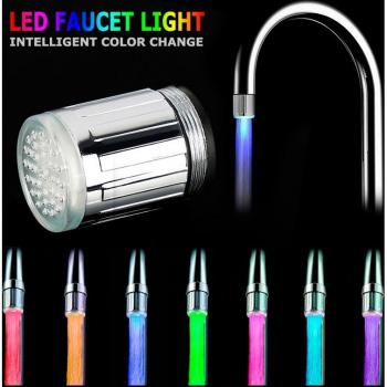 Color Changing LED Kitchen Faucet with Temperature Indicator